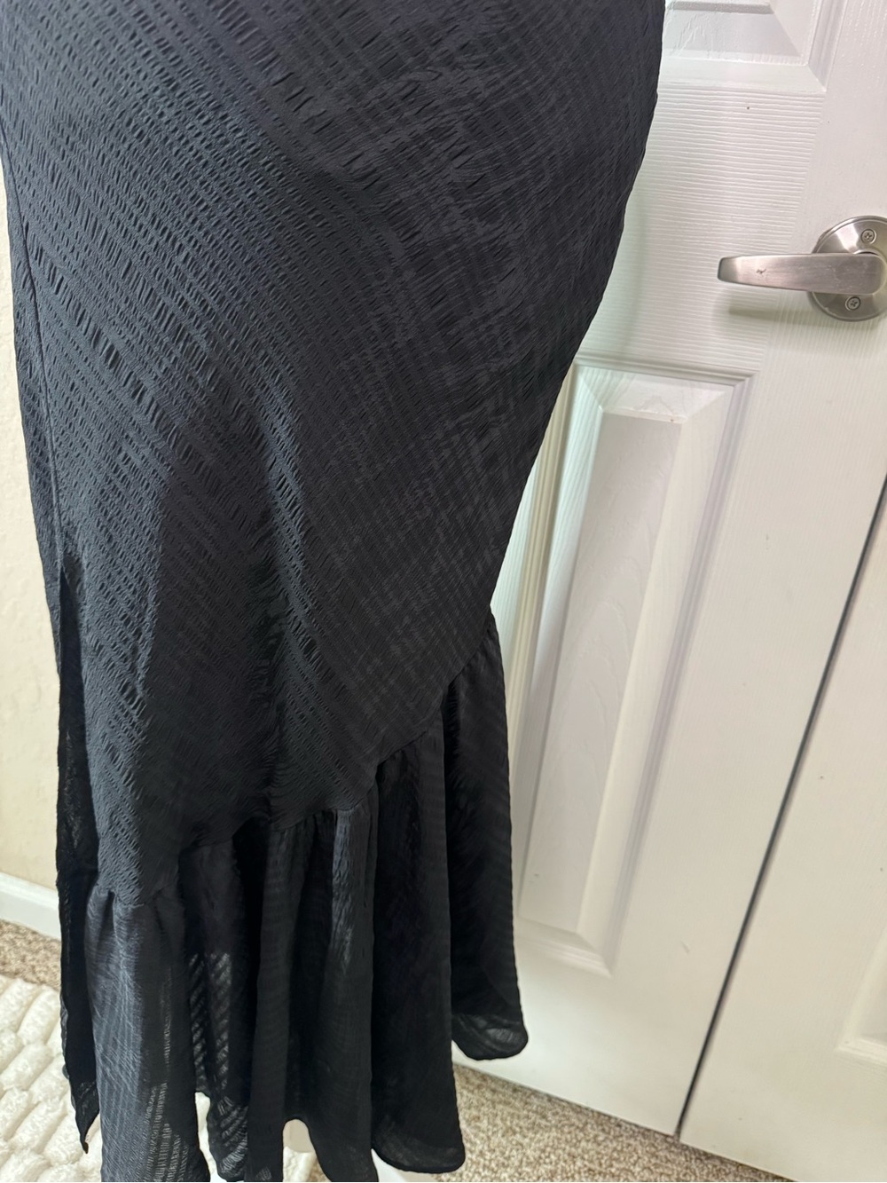 Astr The Label Black Halter Maxi Dress Size M Backless Elegant Evening Gown - Picture 4 of 11